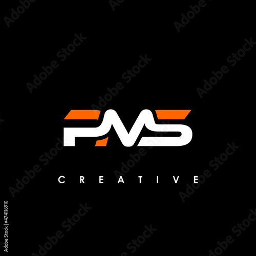 PMS Letter Initial Logo Design Template Vector Illustration photo