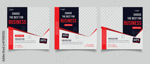 Business Conference social media template