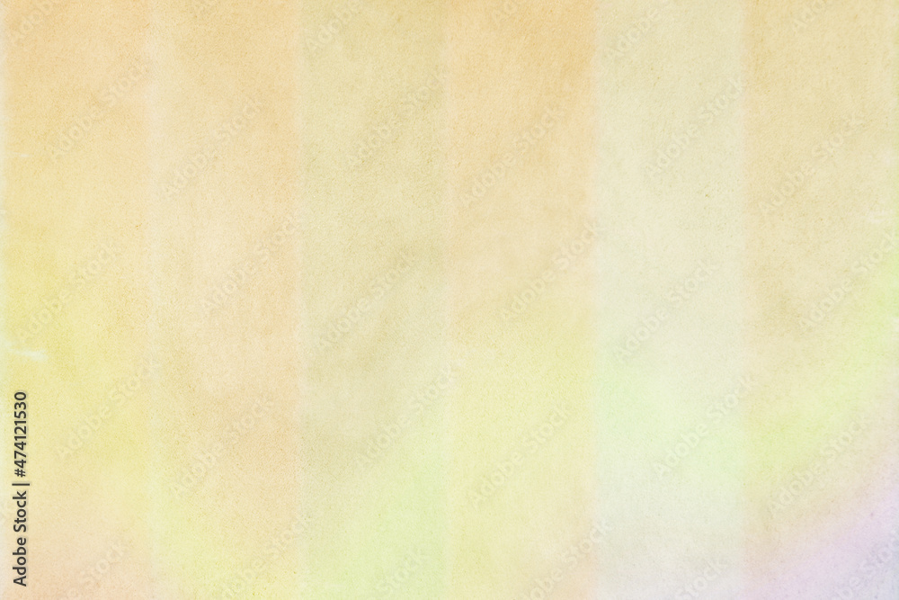 Watercolor washi paper background. Abstract gradient striped texture.