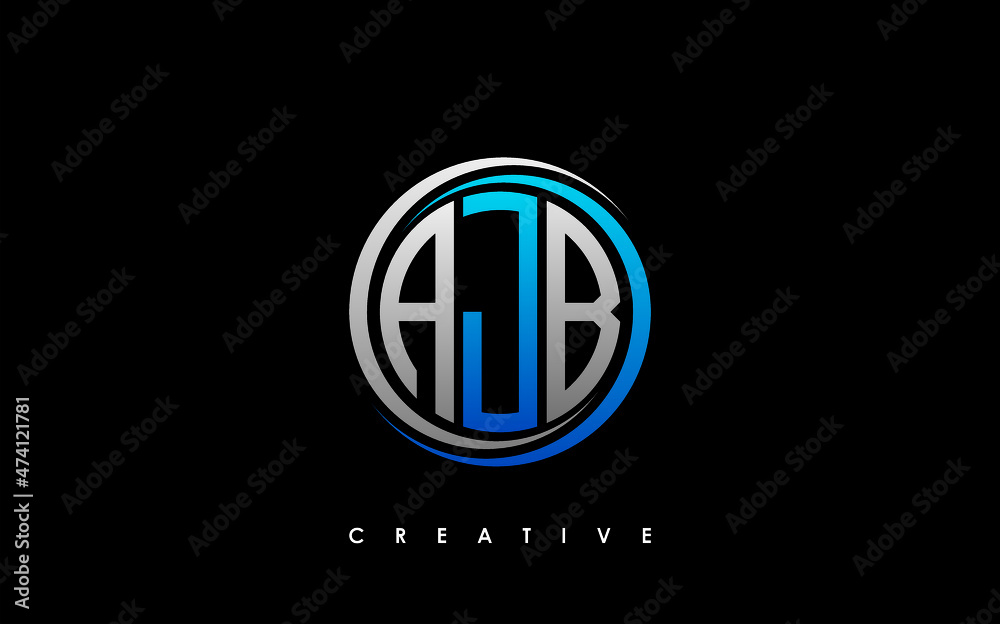 AJB Letter Initial Logo Design Template Vector Illustration AJB Letter Initial Logo Design Template Vector Illustration