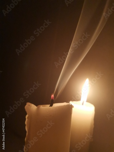 candle in the dark