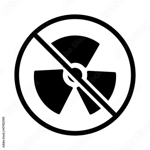 No radiation icon
