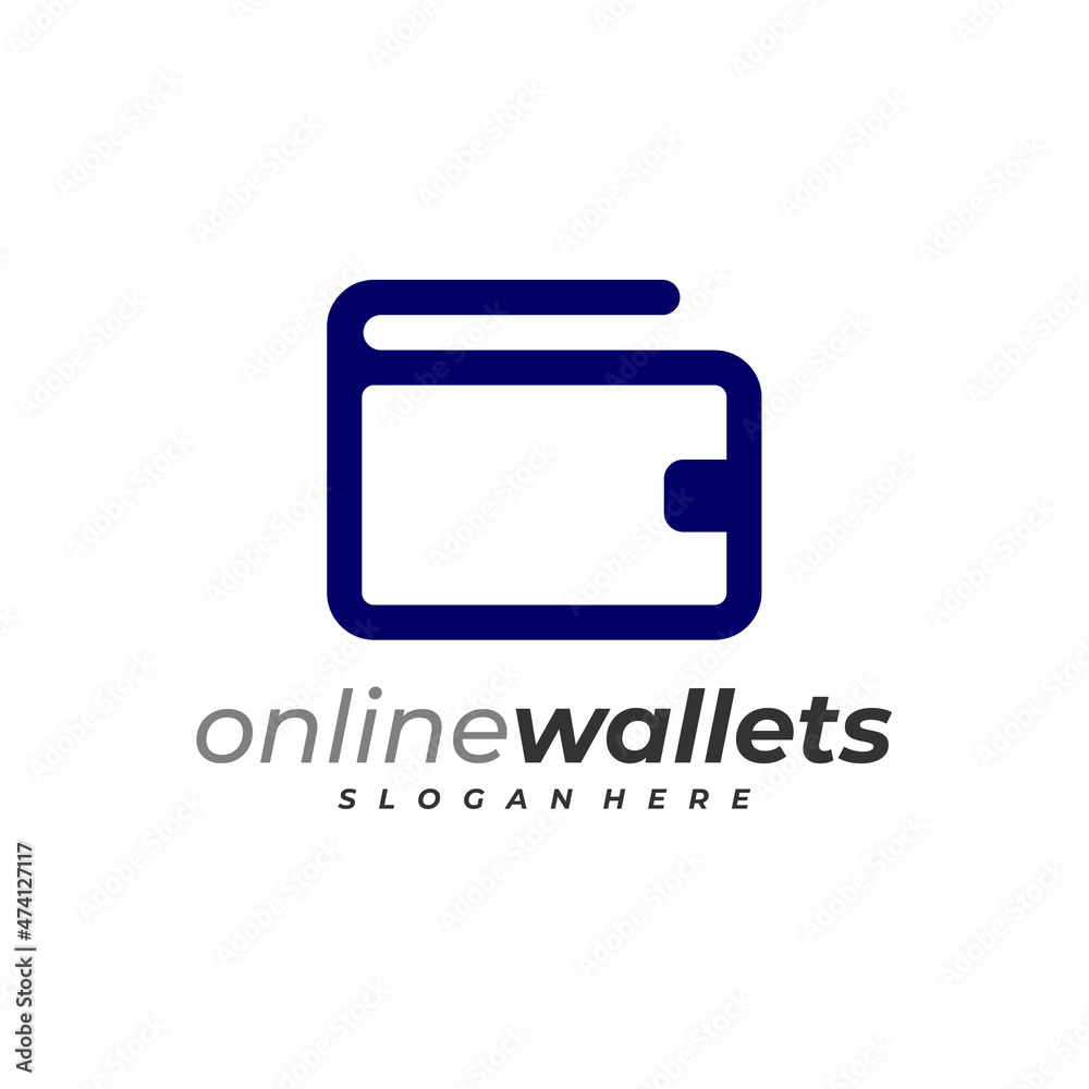 Fototapeta premium Wallets logo vector template, Creative Wallets logo design concepts