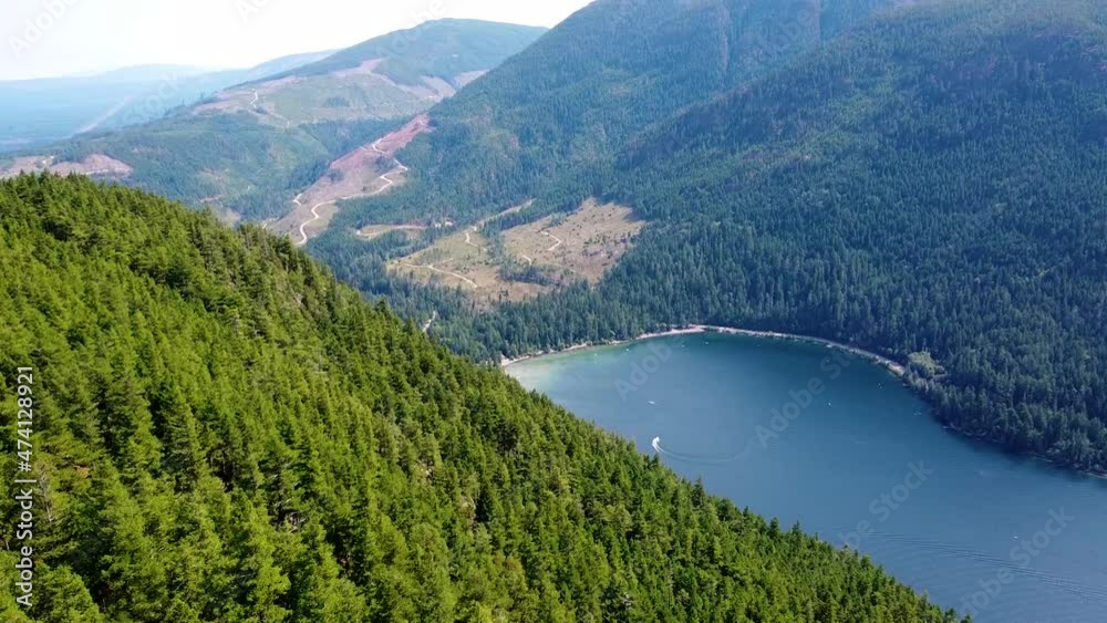 Wesley Ridge Mountain on Vancouver Island Canada Wesley Ridge Mountain on Vancouver Island Canada