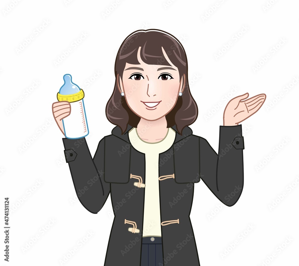 冬服を着た女子大生