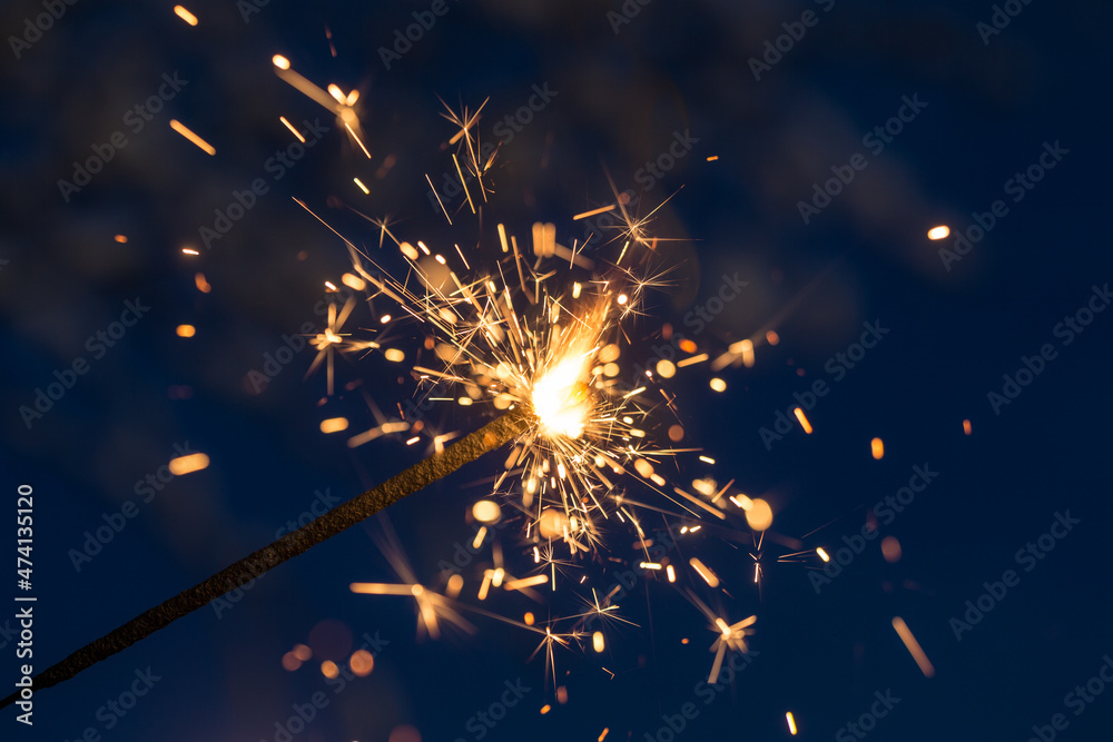 Obraz premium bengal fire close up