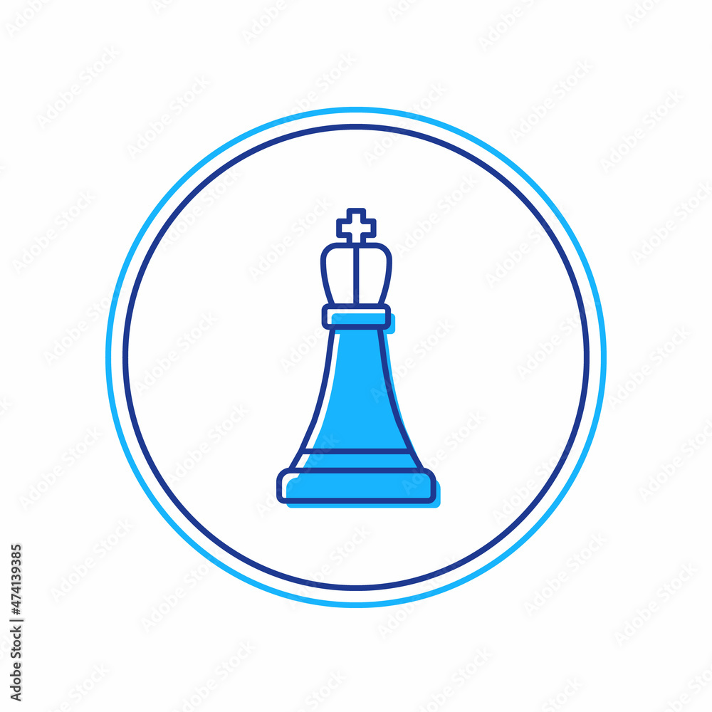 Filled outline Chess icon isolated on white background. Business strategy. Game, management, finance. Vector Filled outline Chess icon isolated on white background. Business strategy. Game, management, finance. Vector