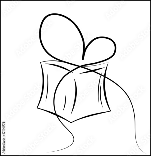 Gift Box icon design illustration of gift box present, greeting, surprise Gift Box icon design Cute illustration of gift box present, greeting, surprise. Happy birthday gift box. christmas present