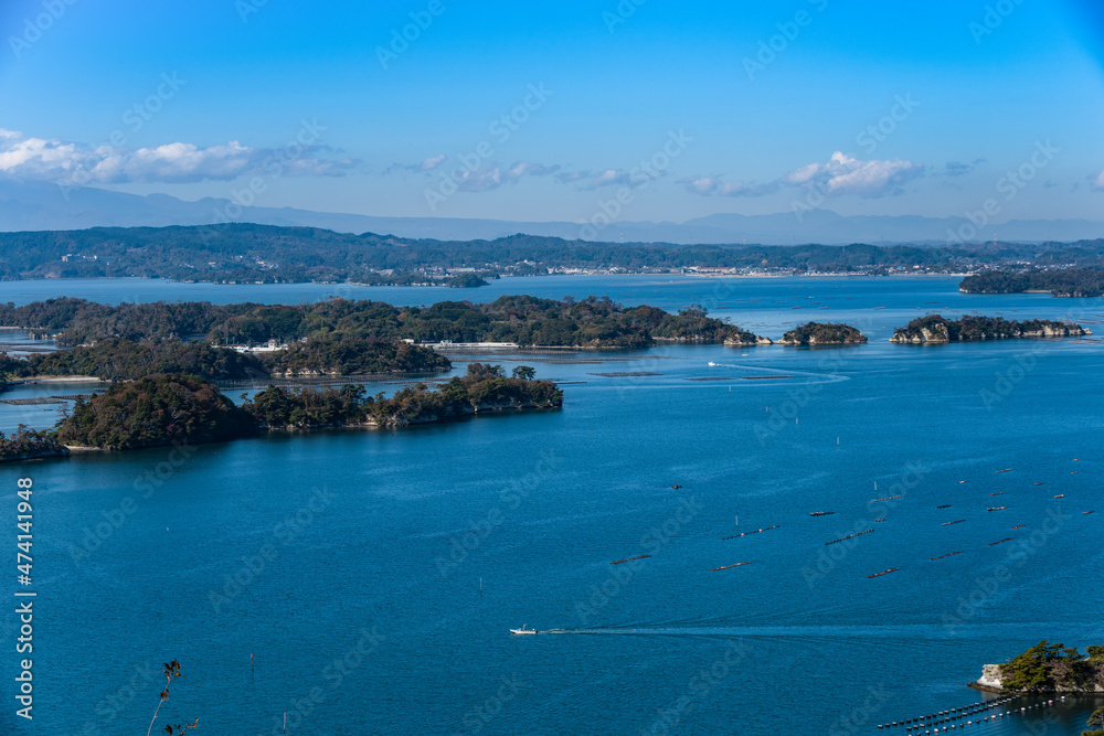 日本三景松島四大観　壮観の風景