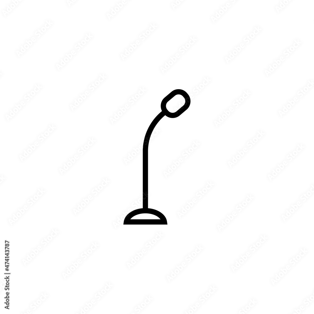 microphone flat icon vector illustration microphone flat icon vector illustration