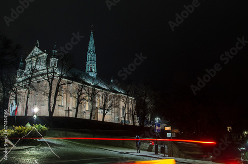 Sandomierz nocą katedra  © wedrownik52