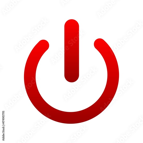 Restart Flat Gradient Vector Icon Design