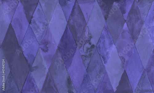 Very Peri color of the year 2022. Beautiful abstract watercolor background.