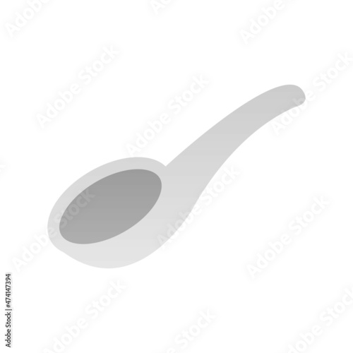 Teaspoon Flat Gradient Vector Icon Design