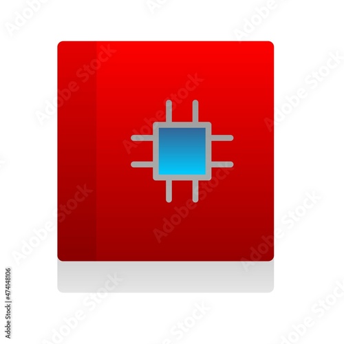 Guide Flat Gradient Vector Icon Design