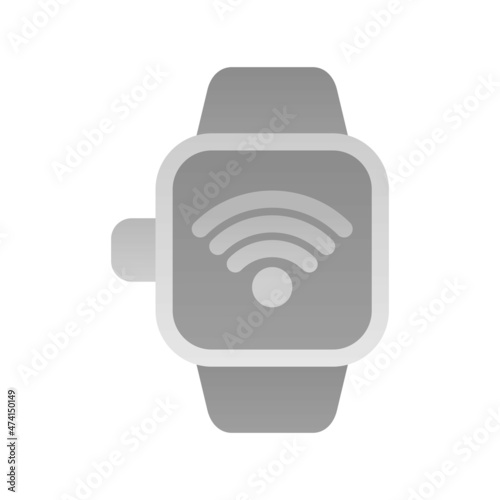 Smartwatch Flat Gradient Vector Icon Design