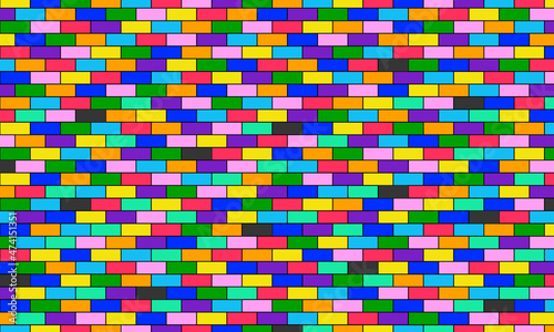 abstract wall background with squares