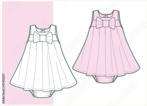 Sketch of baby clothes