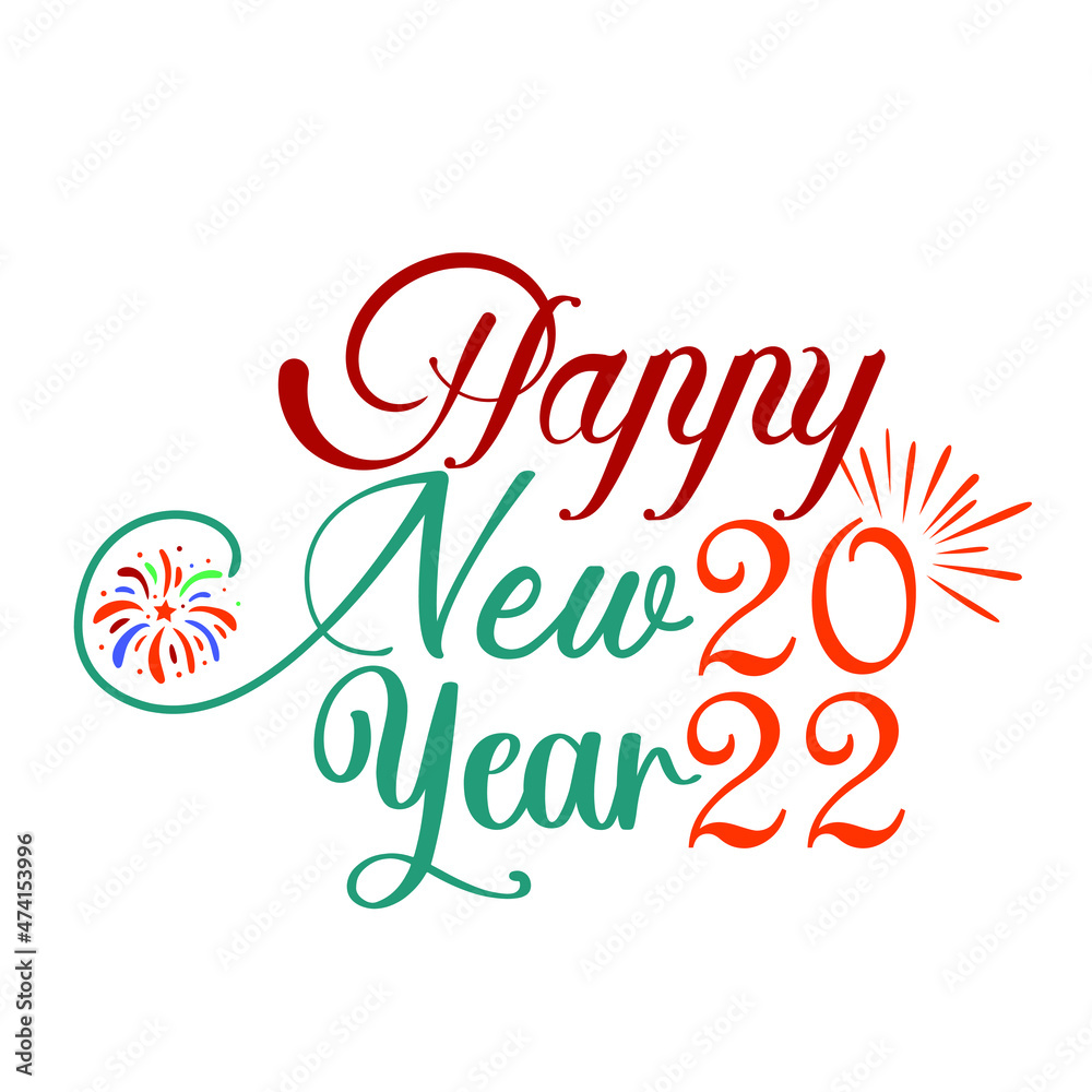 Happy New Year 2022 Sublimation Design Happy New Year 2022 Sublimation Design
