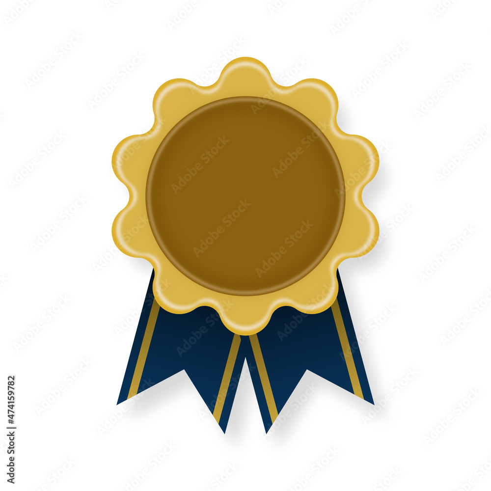 3d style of award ribbon isolated 3d style of award ribbon isolated