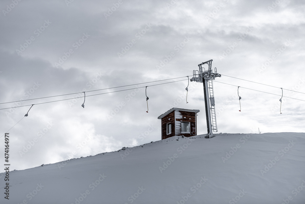 Ski resort in Metsovo Greece