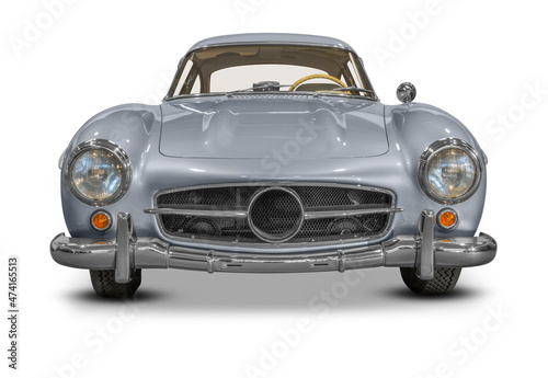 Silver antique car © PRILL Mediendesign