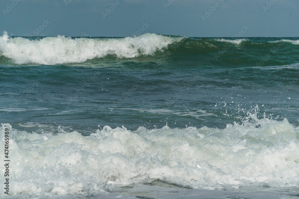 waves on the shore