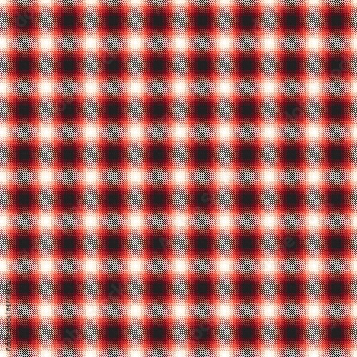 Red Ombre Plaid textured Seamless Pattern