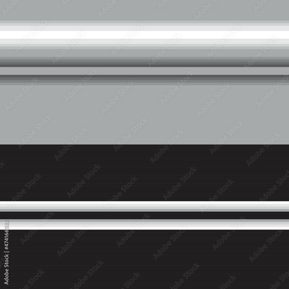 Obraz premium Black and White Double Striped seamless pattern design