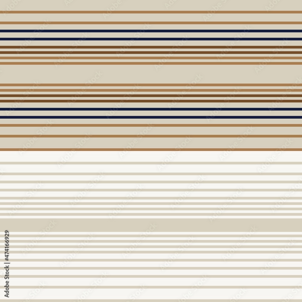 Obraz premium Brown Double Striped seamless pattern design