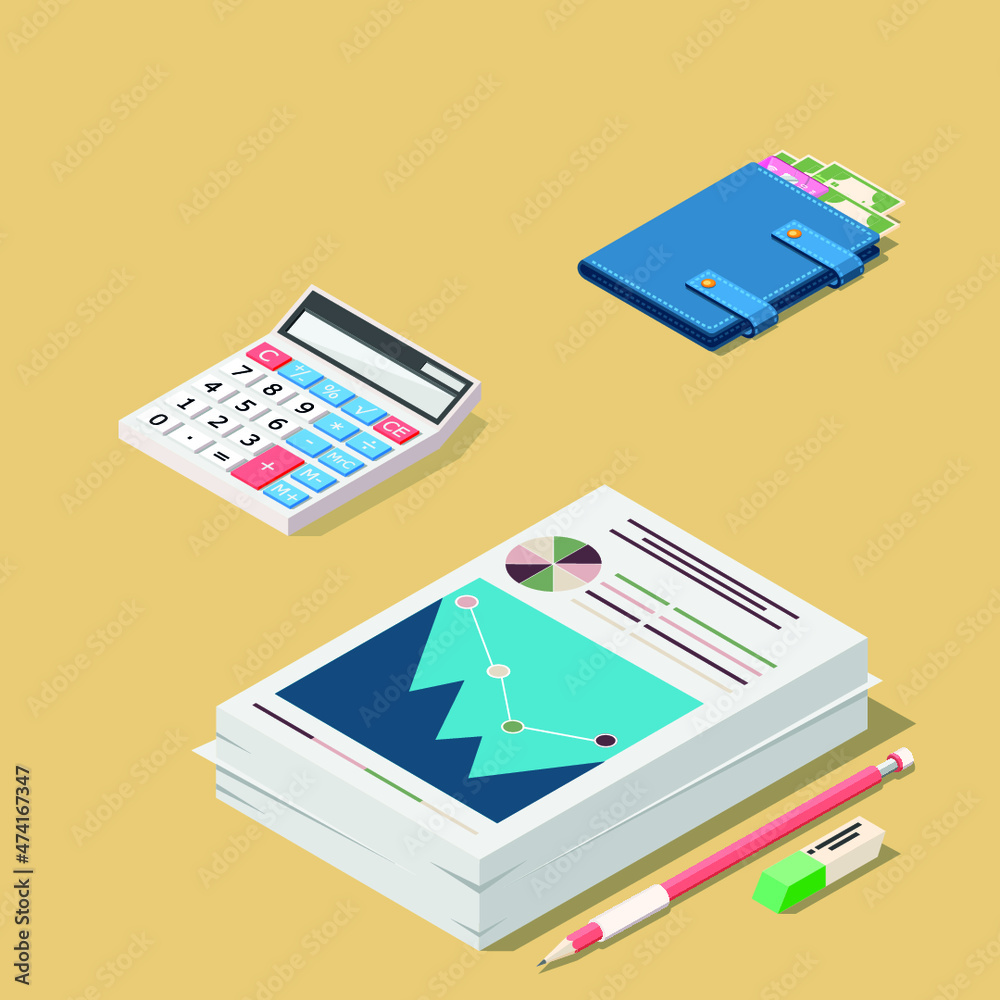 Accounting and Bookkeeping. Tiny Accountant Characters at Huge Clip Board Filling Bookkeeping Data, Graphs and Charts Counting Money Refund. Financial Consulting. Cartoon