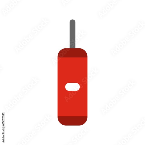 Boxing Bag Flat Vector Icon Design