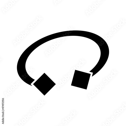 Bracelet Glyph Vector Icon Design
