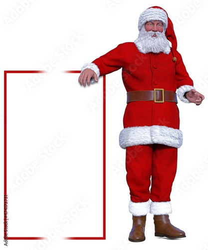 Babbo Natale cartello photo