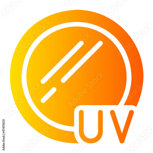 uv reflex gradient icon