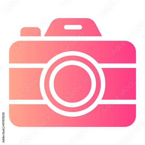 film camera gradient icon