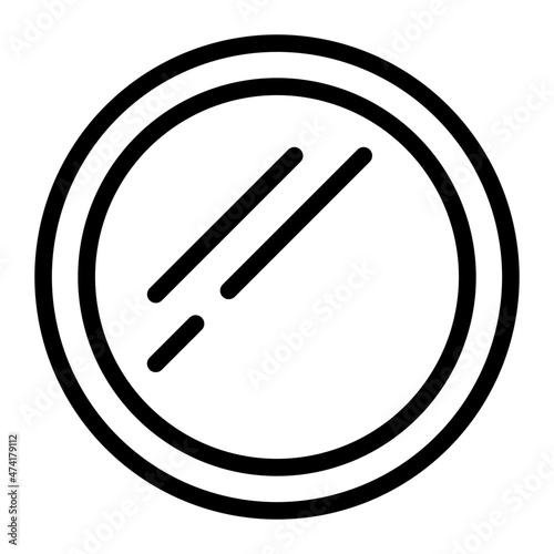 reflex line icon