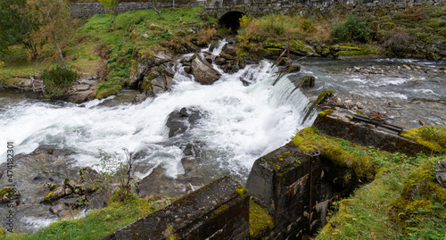 Fototapeta Naklejka Na Ścianę i Meble -  Storfossen, a waterfall in Geiranger, More og Romsdal, Norway