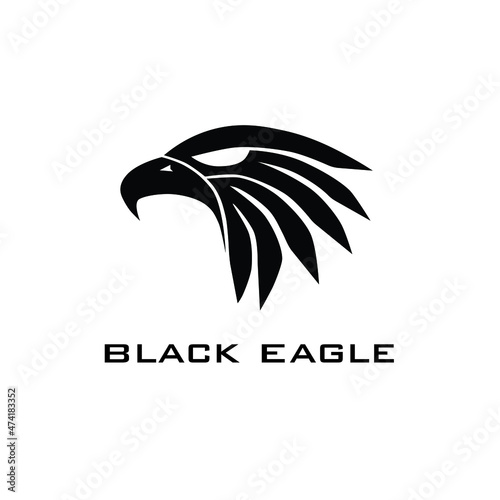 Logo Black Eagle concept for icon your company