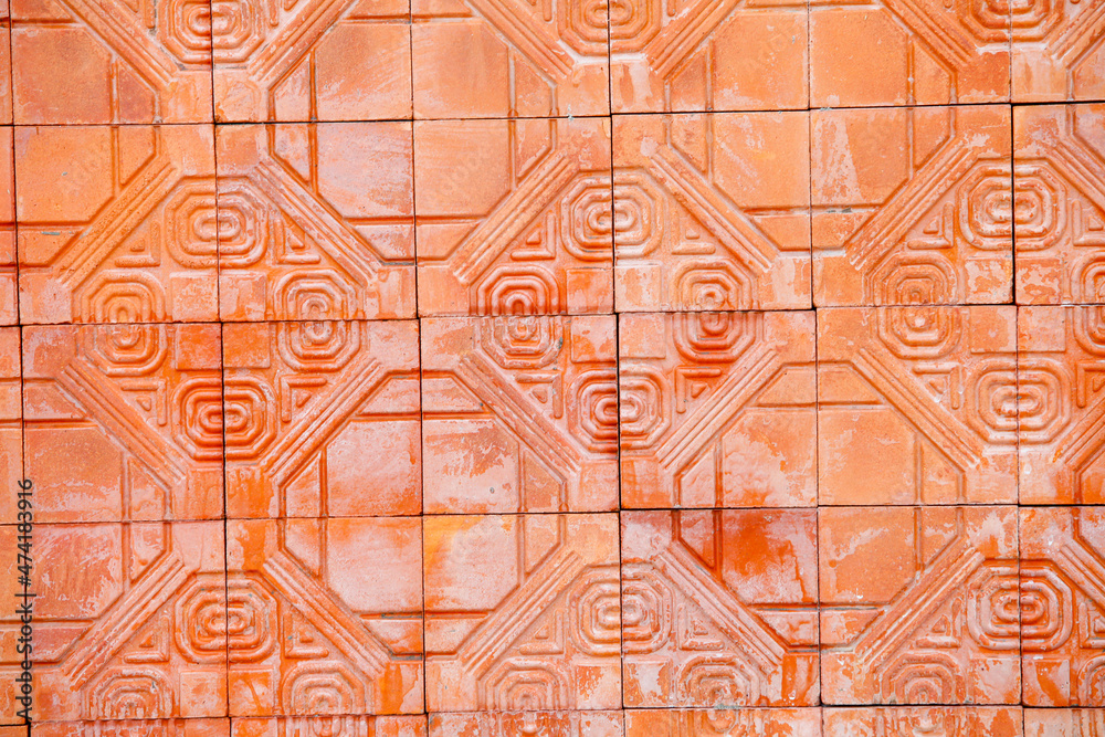 Obraz premium Background old vintage brick wall.
