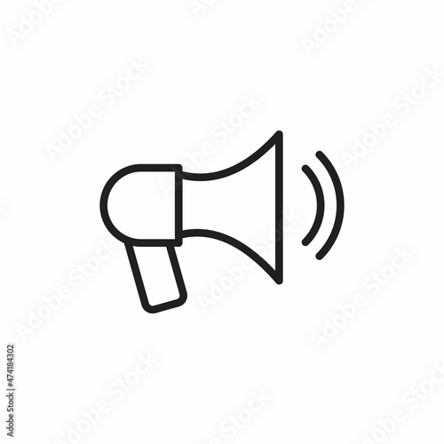 BULLHORN icon in vector. Logotype