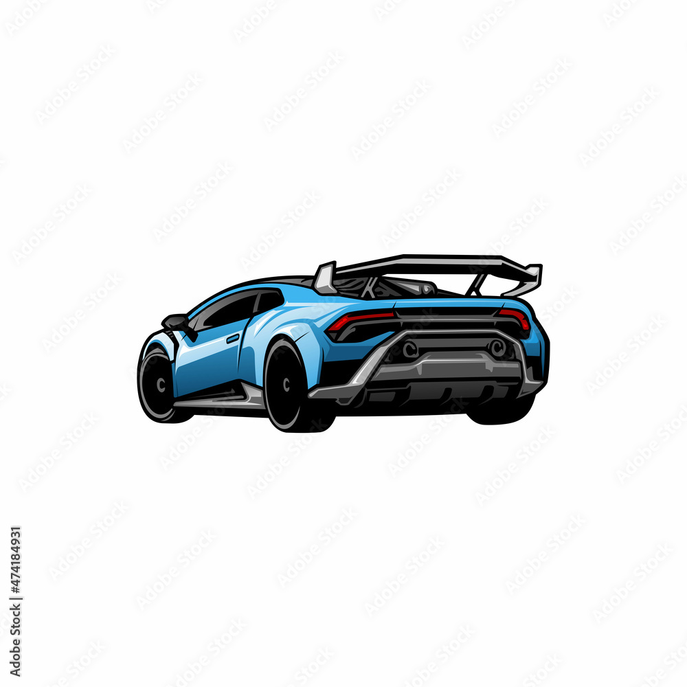 sport car, super car illustration vector