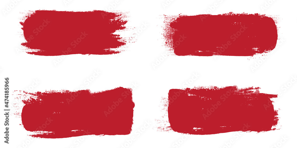 Red brush stroke set isolated on background. Collection of trendy brush stroke vector for red ink paint, grunge backdrop, dirt banner, watercolor design and dirty texture. Brush stroke vector Red brush stroke set isolated on background. Collection of trendy brush stroke vector for red ink paint, grunge backdrop, dirt banner, watercolor design and dirty texture. Brush stroke vector