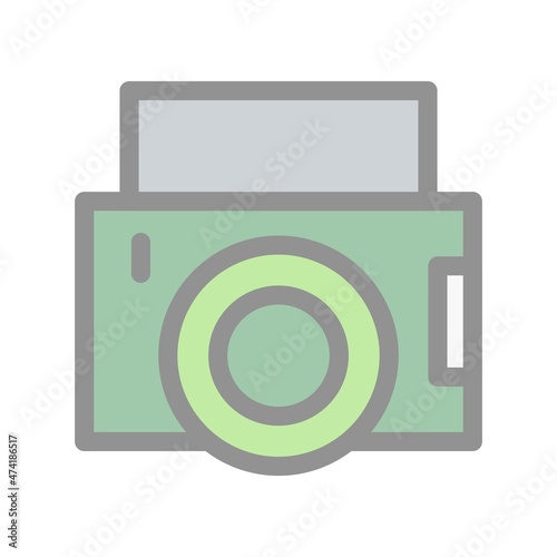 Vlog Glyph Vector Icon Design