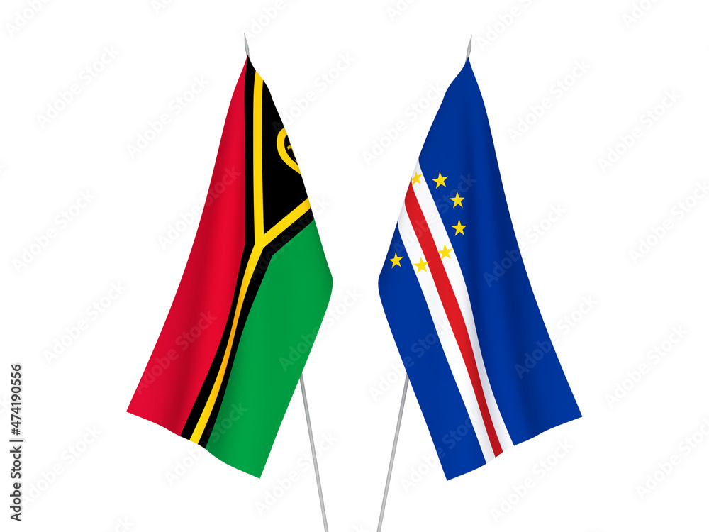 Republic of Cabo Verde and Republic of Vanuatu flags