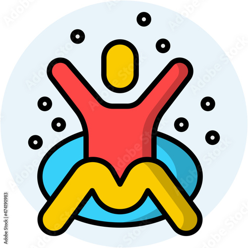 tubing snow icon