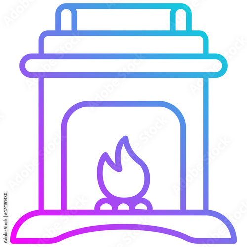 fireplace icon