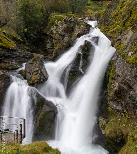 Storfossen  a waterfall in Geiranger  More og Romsdal  Norway