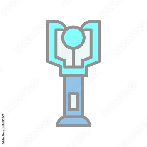 Akhet Filled Light Vector Icon Design photo