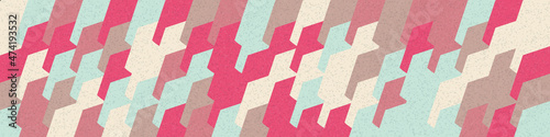 Abstract Geometric Pattern generative computational art illustration